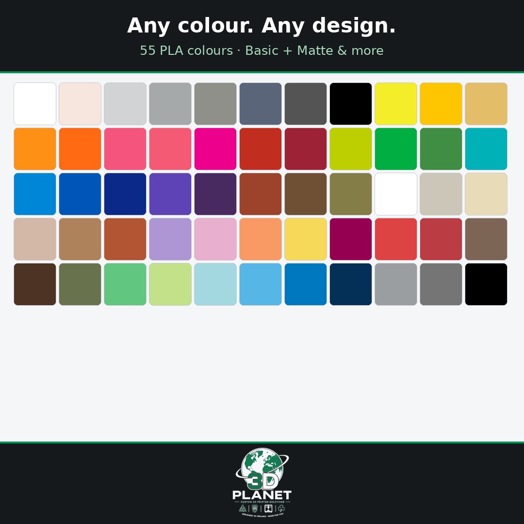 PLA colour board